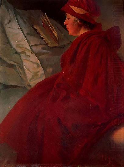 Alfons Mucha The Red Cape china oil painting image